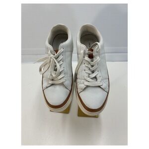Crown Vintage Dathan White Leather Court Sneakers Men's Size 8M